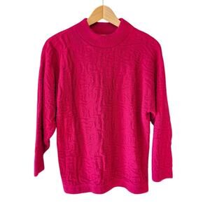 1980s Pink Spunky Sweater